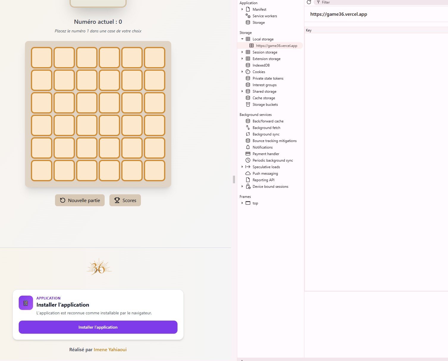 Utilisation de localStorage pour conserver l'état d'installation d'une PWA